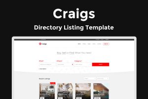 Craigs – Directory Listing Template