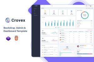Crovex – Admin & Dashboard Template