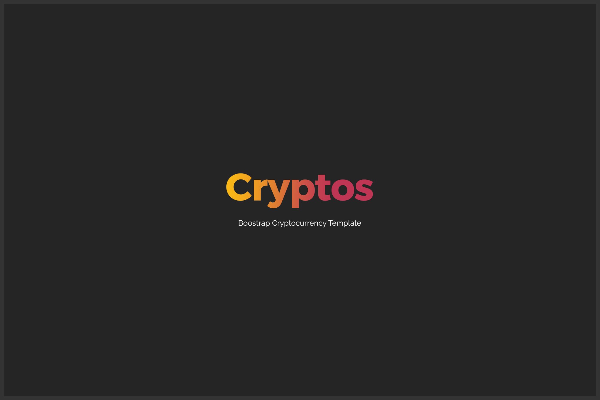 Cryptos - Cyptocurrency Template