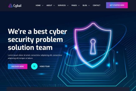 Cybal - Cyber Security PHP Template