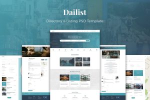 Dailist – Directory and Listing PSD Template