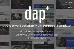 Dap – Creative MultiPurpose HTML Template