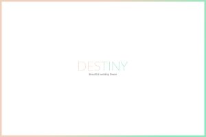 DESTINY – WEDDING HTML TEMPLATE