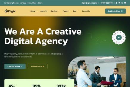 Digiv - Digital Marketing Agency Next JS Template