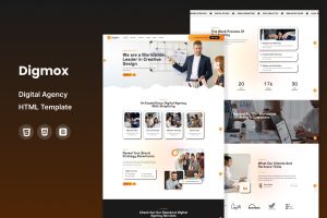 Digmox – Digital Agency HTML Template
