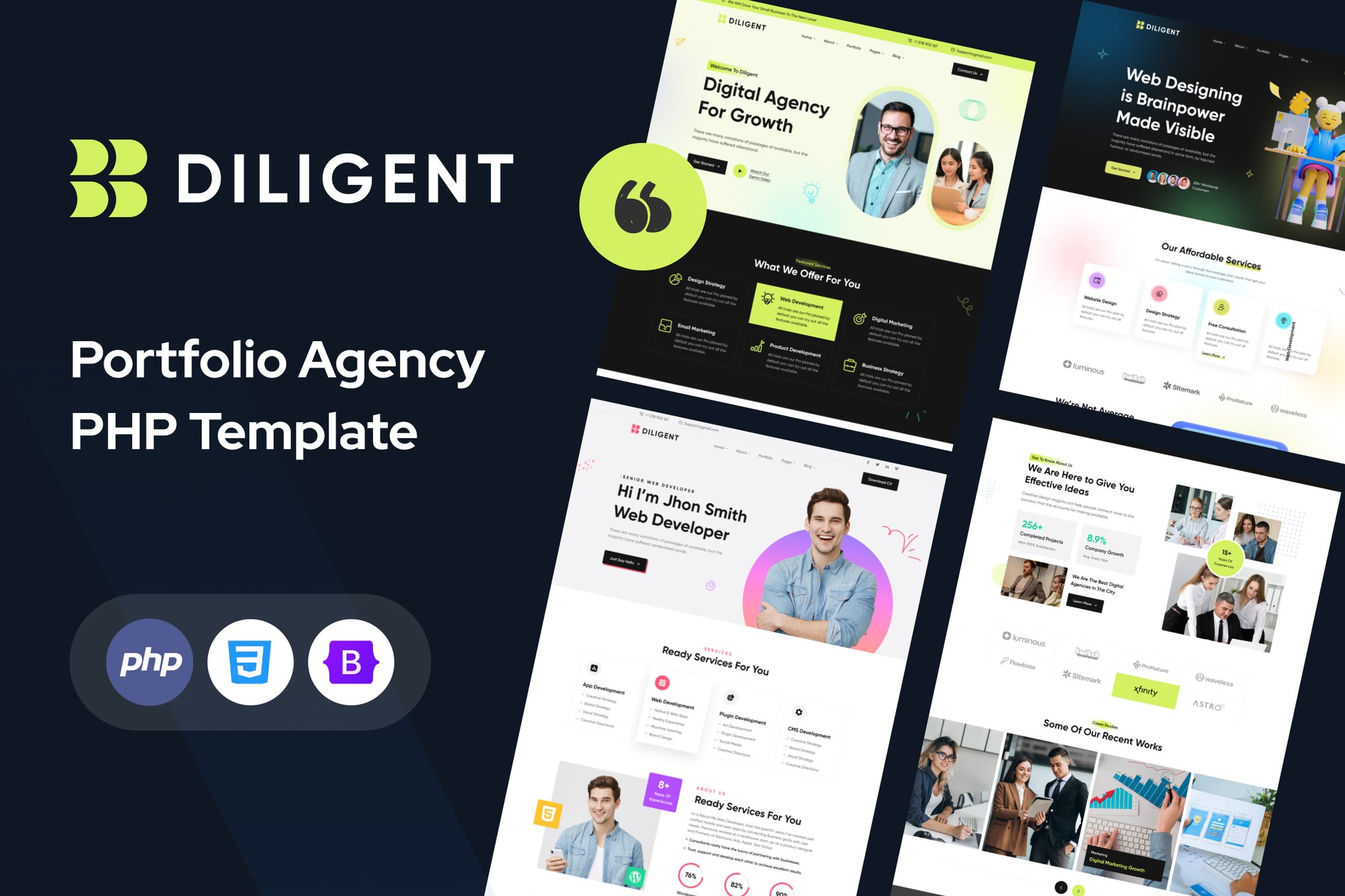 Diligent - Creative Agency PHP Template