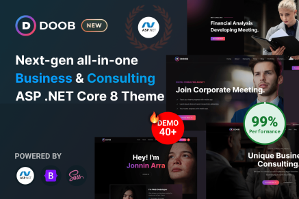 Doob Business and Consulting ASP.NET Core 8 Template