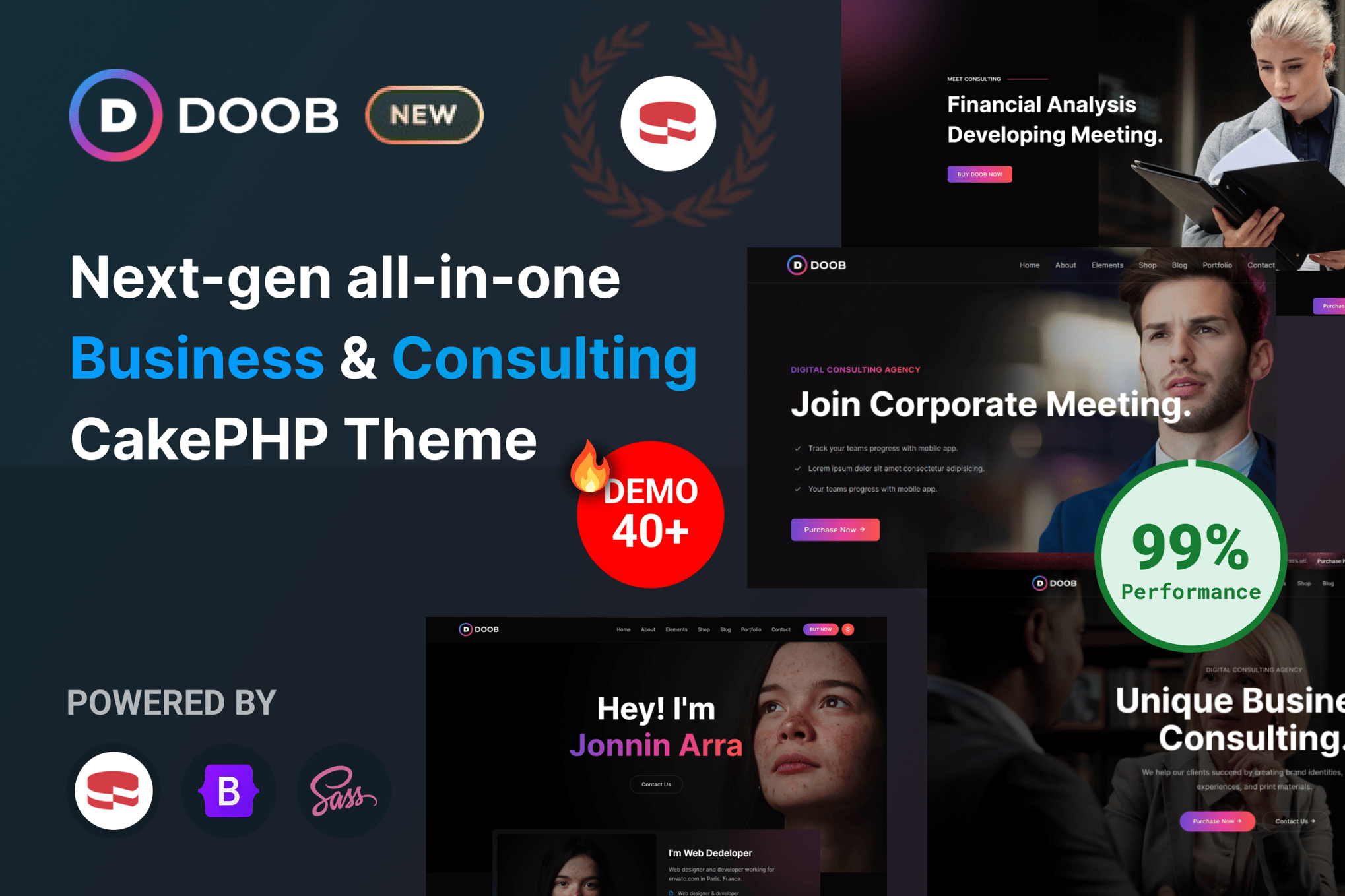 Doob - Business and Consulting CakePHP Template