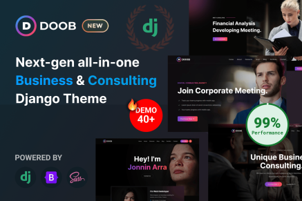 Doob - Business and Consulting Django 5 Template