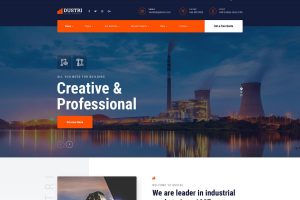 Dustri – Factory & Industrial Elementor Template Kit