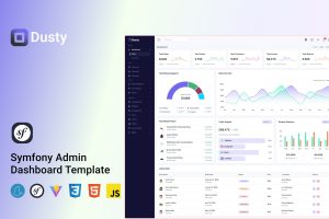 Dusty – Symfony Admin and Dashboard Template