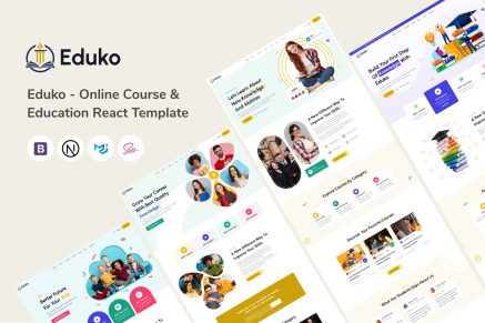 Eduko - Online Course and Education Next Js Template