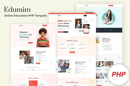 Edumim - Education and Online Course PHP Template