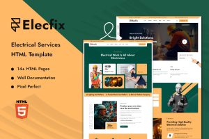 Elecfix – Electrical Services HTML Template