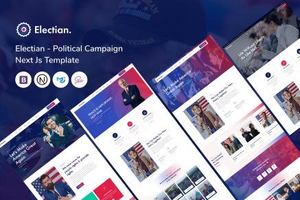 Electian - Political Campaign Next Js Template