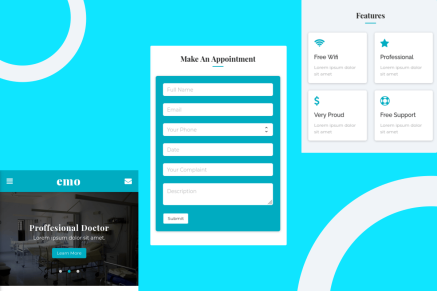 Emo - Health and Medical Mobile Template