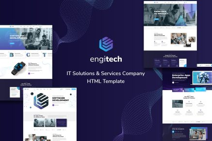 Engitech - IT Solutions and Services HTML5 Template