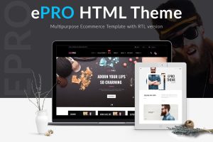 ePro – Multipurpose Ecommerce HTML Theme with RTL