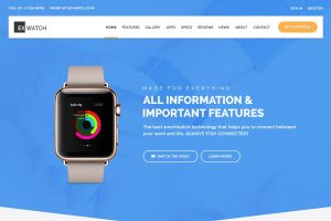 Ex Watch – Single Product eCommerce HTML