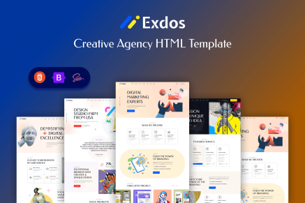 Exdos - Creative Agency HTML Template