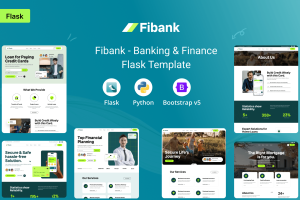 Fibank – Banking and Finance Flask Template