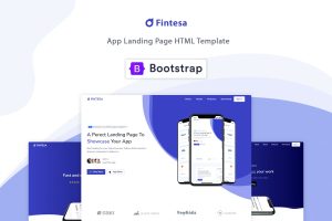 Fintesa – App Landing Page HTML Template