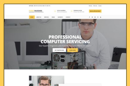 Fixer Buddies - Computer Repair HTML5 Template