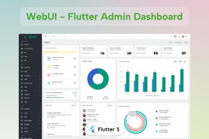 Flutter Admin and Dashboard UI Kit Admin Template