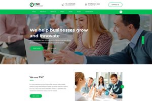 FNC – Finance & Consulting, Accounting HTML Templa