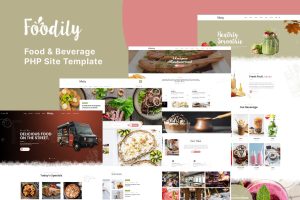 Foodily – Food and Beverage Shop PHP Template