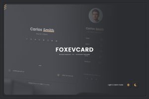 Foxevcard – Premium Resume/ CV Html Template