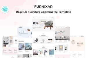 Furnixar – React Js Furniture eCommerce Template