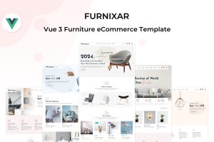 Furnixar – Vue 3 Furniture eCommerce Template