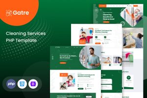 Gatre – Cleaning Services PHP Template