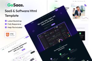 Gosaas – SaaS and Software Startup Template
