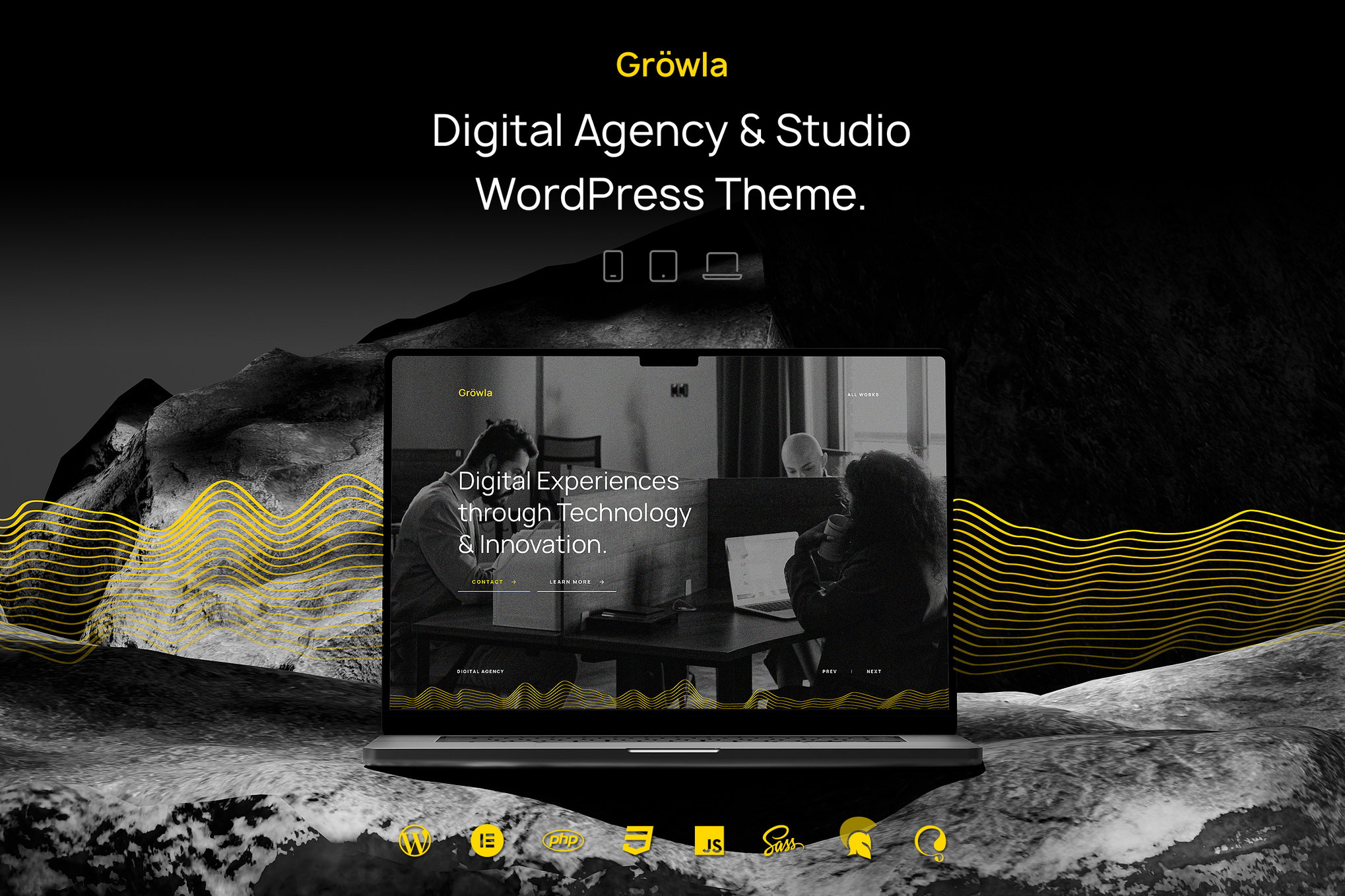 Gröwla - Digital Agency and Studio WordPress Theme