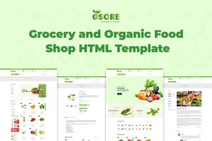 Gsore – Grocery and Organic Food Shop HTML Templat