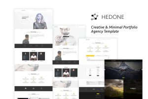 Hedone – Creative & Clean Portfolio / Agency Templ