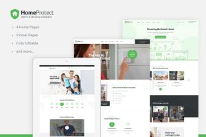 HoomPotact – Smart Alarm & Security Systems Template Kit