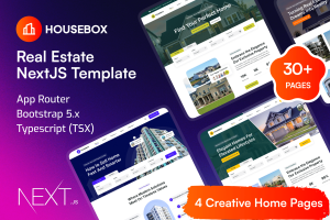 HouseBox – Real Estate NextJS Redux Template
