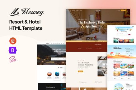 Housey - Resort and Hotel HTML Template