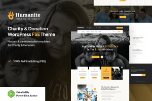 Humanite – Charity & Donation FSE WordPress Theme