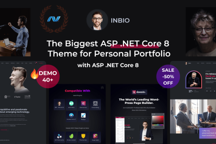 InBio - Personal Portfolio ASP.NET Core 9 Template