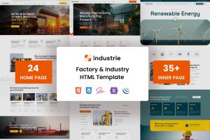 Industrie – Factory and Industry HTML Template