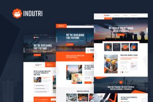 Indutri – HTML For Industry and Factory Business