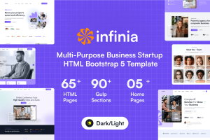 Infinia – Business Startup HTML Template