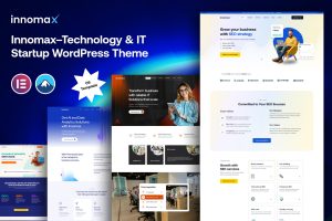 Innomax – Technology & IT Startup WordPress Theme
