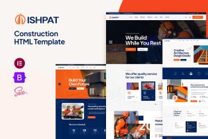 Ishpat – Construction WordPress Theme