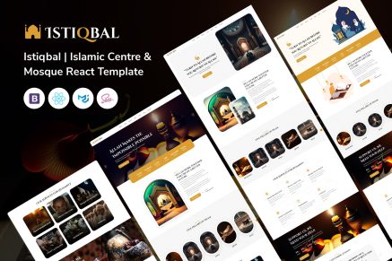 Istiqbal - Islamic Centre and Mosque React Template