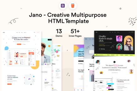 Jano - Creative Multipurpose Bootstrap 5 Template